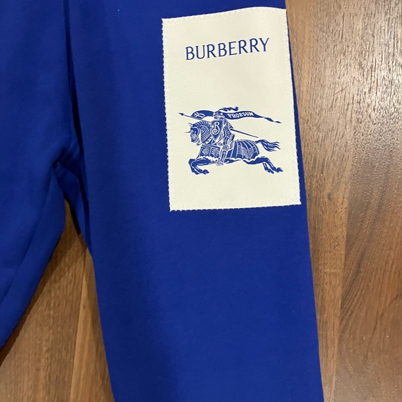 NWT- Burberry Boy's Sidney Logo Patch Jogger Pants - Picture 3 of 9
